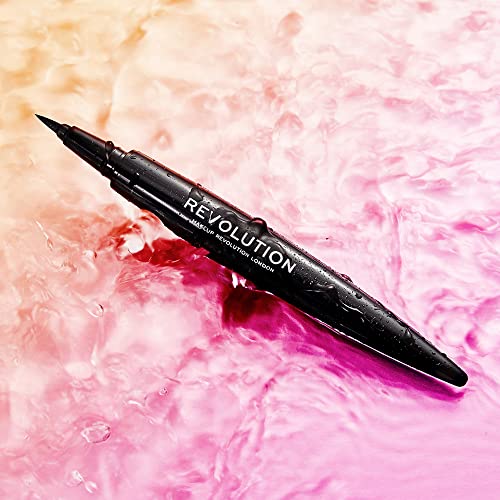 Revolution Flick Liquid Eyeliner Pen - Long-Lasting Black