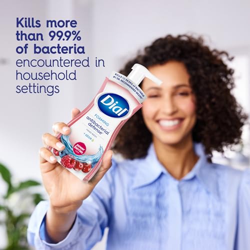 Dial Antibacterial Foaming Hand Wash Power Berries 7.5 fl oz Pack of 6