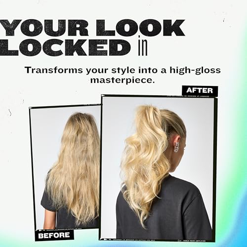 TIGI Bed Head Masterpiece Hairspray 2-Pack ? Extra Strong Hold Hairspray, Frizz Control + Shine, Tropical Scent, 10.3 Oz Ea