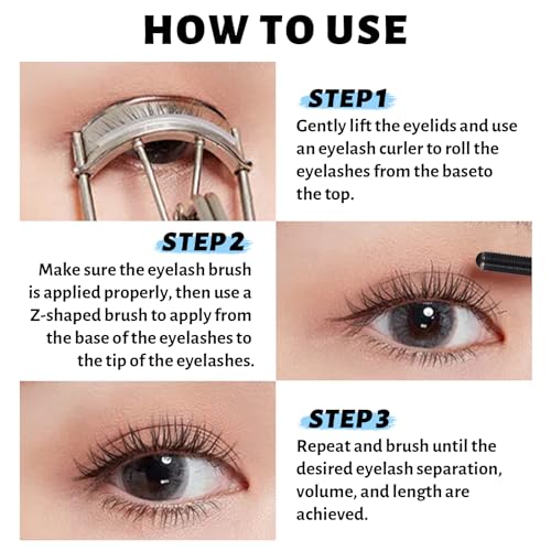 SPRINGSKY Curling Iron Mascara - Volumizing & Lash-Lifting