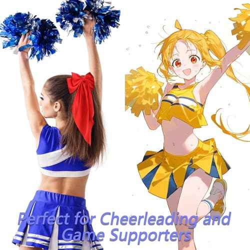 Velscrun Red Hair Bows for Women Girls, Silky Satin Large Coquette Bow Oversized Hair Ribbons Big Bows Clip, Long Tail Bowknot Hair Barrettes Halloween Christmas Hair Bow Accessories