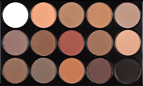 Pure Vie 15-Color Eyeshadow Palette - Matte & Shimmer