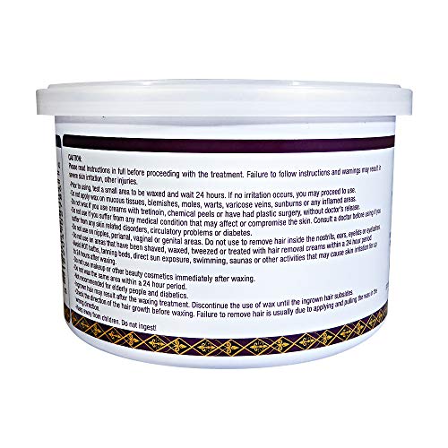 Waxness Italian Velvet Soft Wax Tin 14 oz (400 g) ? Premium Synthetic Strip Wax for Full Body and Large Areas, Professional Use ? Made in Italy
