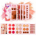 5-in-1 Makeup Palette Book with Eyeshadow, Blush & Contour