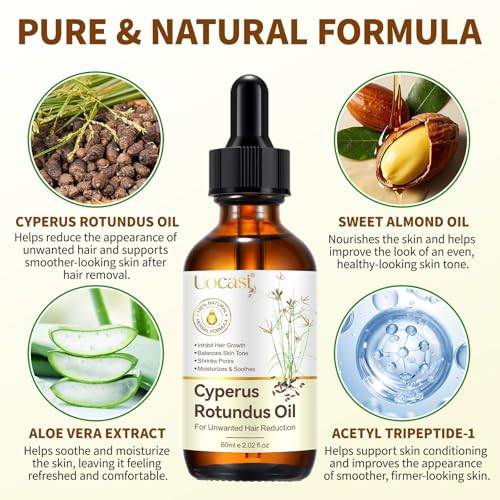 Cyperus Rotundus Oil for Hair Reduction & Skin Care