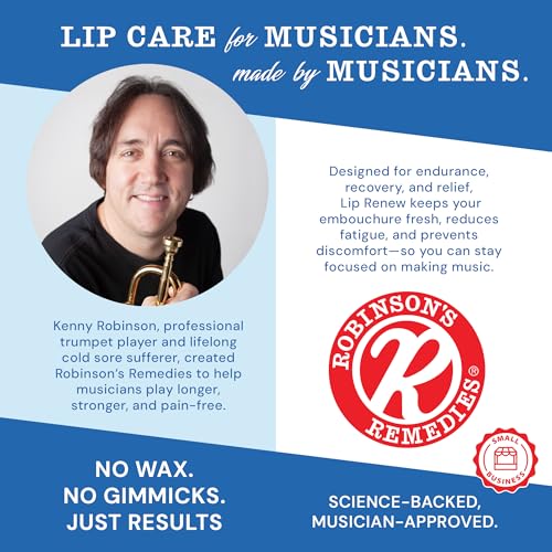Robinson's Remedies tm Lip Renew Recovery Stick for Wind Musicians (4)