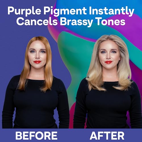 Colorproof Toning Drops 1 Fl. Oz. Toner for Blonde Hair w/Citrus, Jasmine & Coconut Milk Scent, Highly-Pigmented, Instant Hair Toner