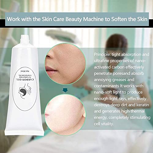 80ML Carbon Peel Cream Gel for Skin Rejuvenation Black Doll,Facial Skin Deep Cleaning with Carbon Gel Nano Activated Carbon for Laser (1pc)