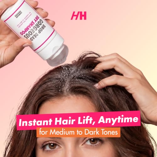 Handmade Heroes Dry Shampoo Powder for Dark Hair, 1.8oz