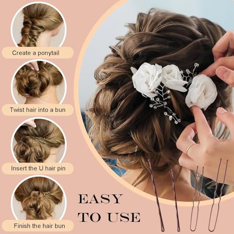 300 Piece Bobby Pin & Hair Band Set with Storage Box