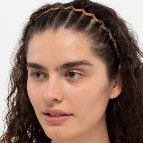 LOVINSHOW 6PCS Non-Slip Zig Zag Headbands for Women