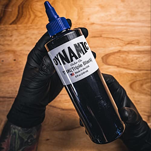 Dynamic Color Co Triple Black Ink 8oz Bottle