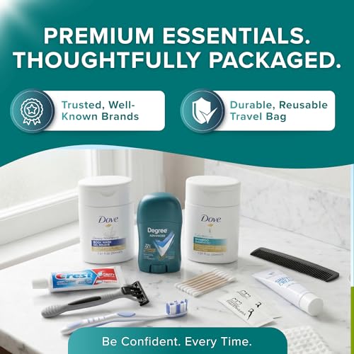 100-Pack Men's Travel Hygiene Kits – TSA-Approved Toiletries