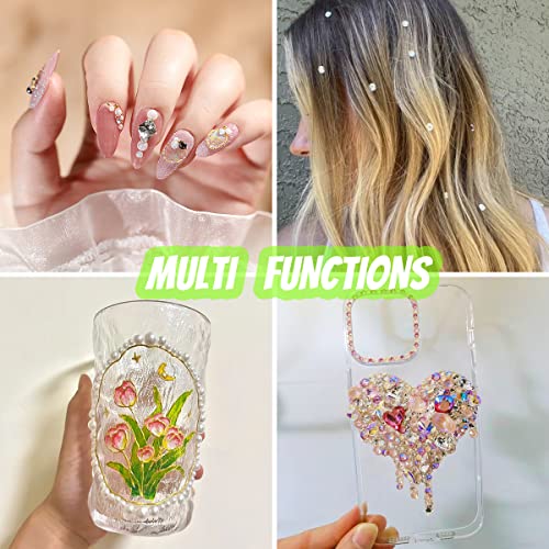 Face Jewels Rhinestone Stickers - 9 Sheets Self-Adhesive