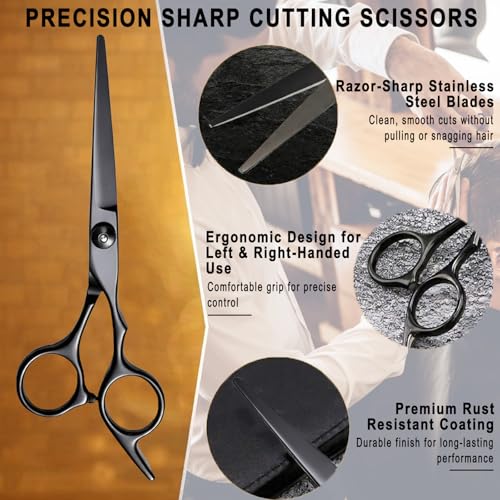 20-Piece Hair Cutting Kit with Scissors, Thinning Shears & Clippers
