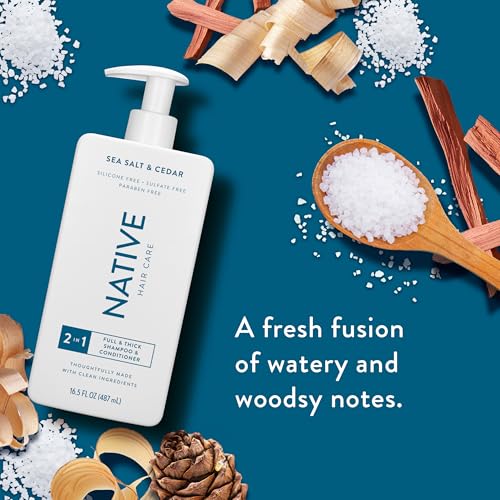 Native Sea Salt & Cedar 2-in-1 Shampoo Conditioner 16.5oz