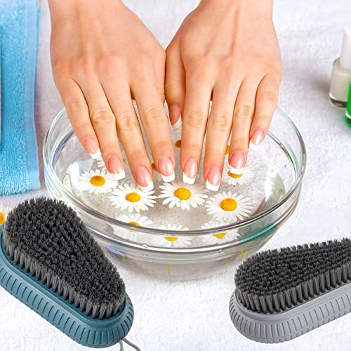 Nail Scrub Brush Set - 2 Heavy Duty Fingernail Cleaning Brushes