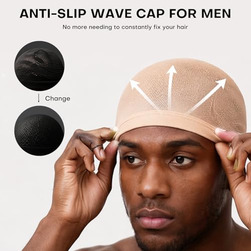 Stretchy Nylon Skull Cap for 360 Waves - 5/10 Pack
