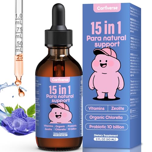 Organic Zeolite Detox Drops for Kids & Adults - 2 Fl Oz