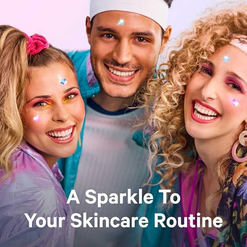 Hydrocolloid Acne Patches with Salicylic Acid - 36 Colorful Star Heart Cloud Designs