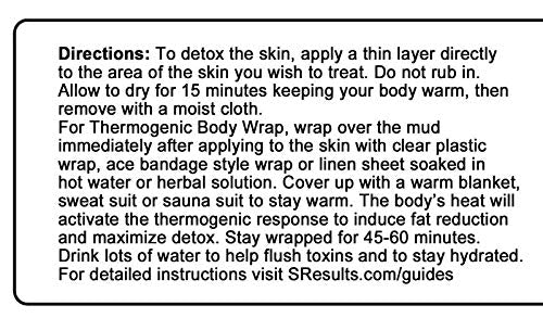 Detox Spa Mud Body Wrap with Seaweed - Anti-Cellulite Toning Mask