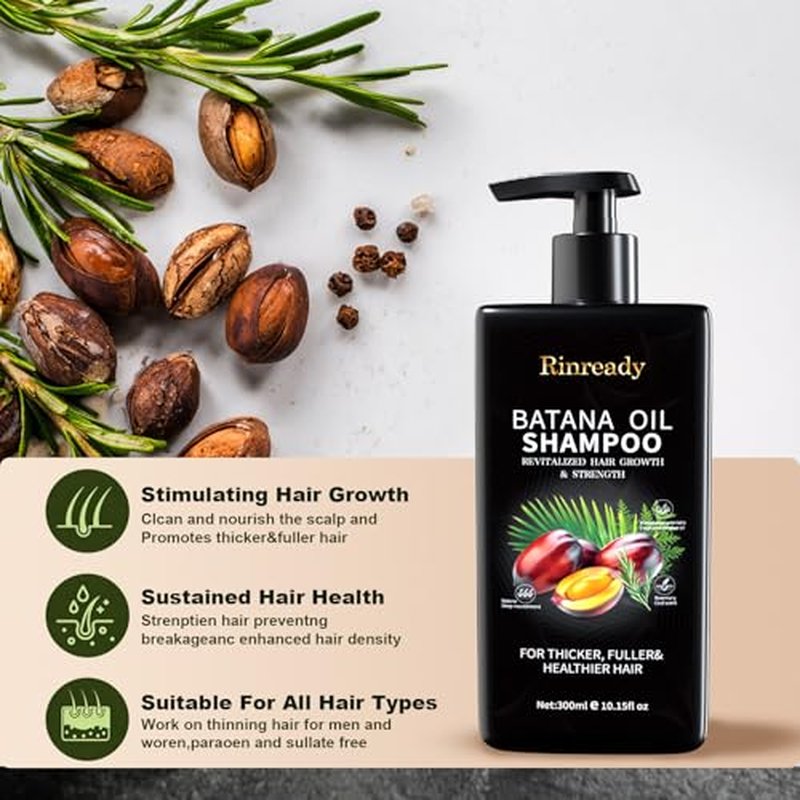 Batana Rosemary Biotin Shampoo for Thinning Hair