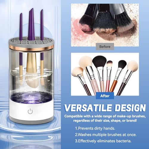 Portable Electric Makeup Brush Cleaner - USB Automatic Cleaning Machine
