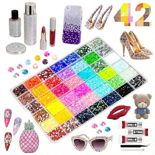 Complete Bedazzler Kit with 46000 Rhinestones & Tools