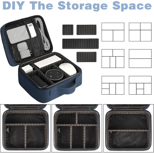 MATEIN Cord Organizer Case - Double Layer Tech Accessories Bag