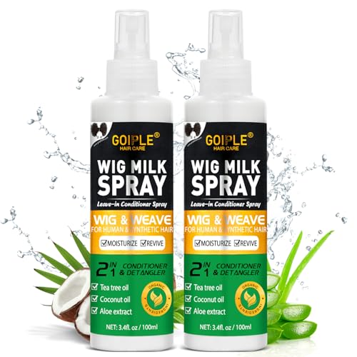 Goiple Wig Milk Spray 2-in-1 Conditioner & Detangler 3.4 oz