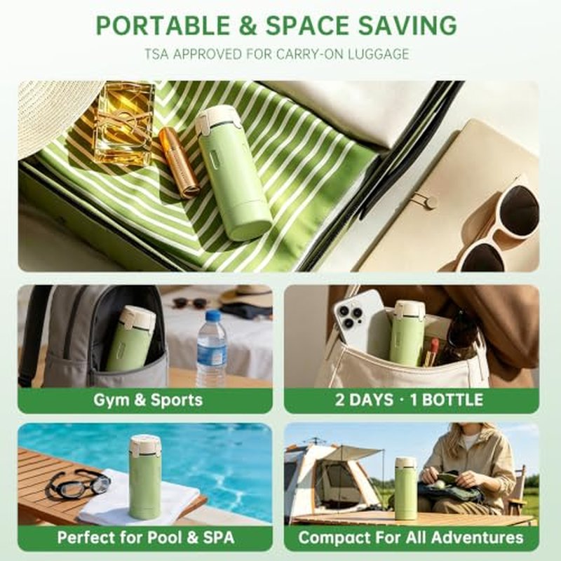 4-in-1 Leak Proof Travel Dispenser Bottle - 30ML Toiletries Container