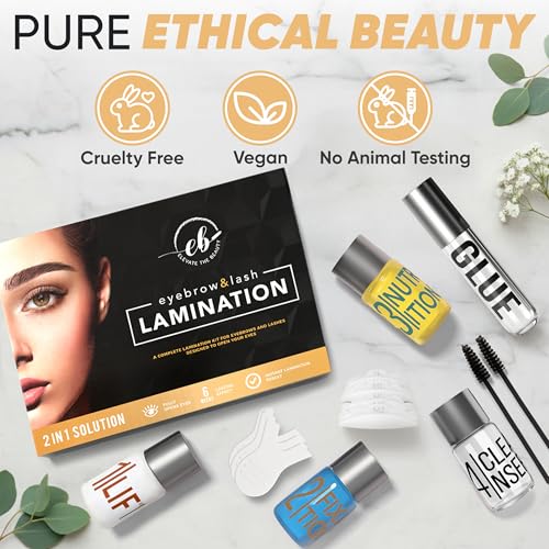 Lash & Brow Lamination Kit | 2-in-1 Lift System, 8 Weeks