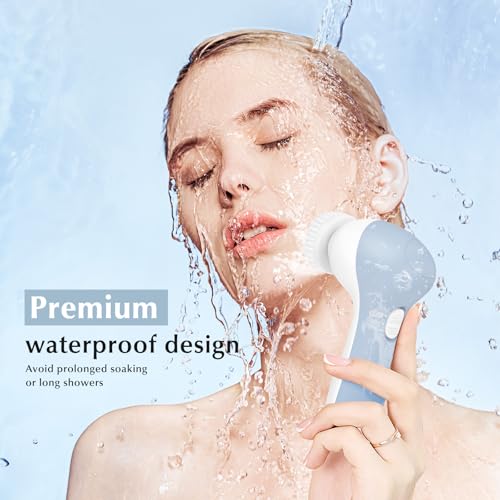COSLUS 2-in-1 Electric Facial Cleansing Brush | Rotating Exfoliator