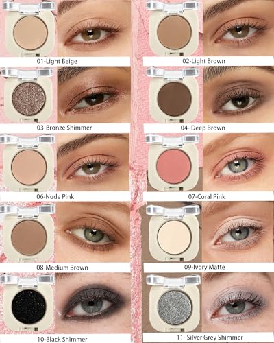 Nude Matte Eyeshadow Palette - High Pigment Long-Wear