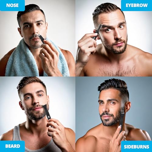 GOUN 4-in-1 Nose Hair Trimmer for Men - 2025 Professional Painless USB Rechargeable, IPX6 Waterproof, Easy to Use