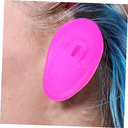 Silicone Hair Dyeing Ear Covers - 6pcs Protective Earmuffs