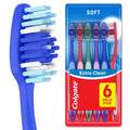 Soft Adult Toothbrush Pack - 6 Count, Extra Clean & Deep Cleaning
