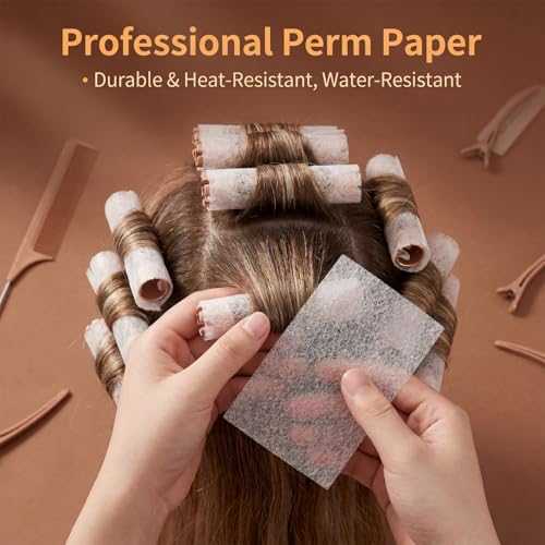 Perm Roller Paper 240 Pcs Heat Resistant Salon Styling