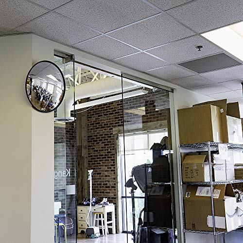 26" Acrylic Convex Mirror, 160° Wide Angle Security Blind Spot Mirror
