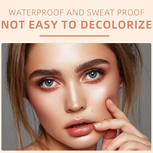Eyebrow Pomade Brow Gel Pomade,Long Lasting Waterproof and Enhancers Eyebrow Soft Smooth,Eyebrow Makeup Gel with Eyebrow Brush for Girls and Women-Dark Brown