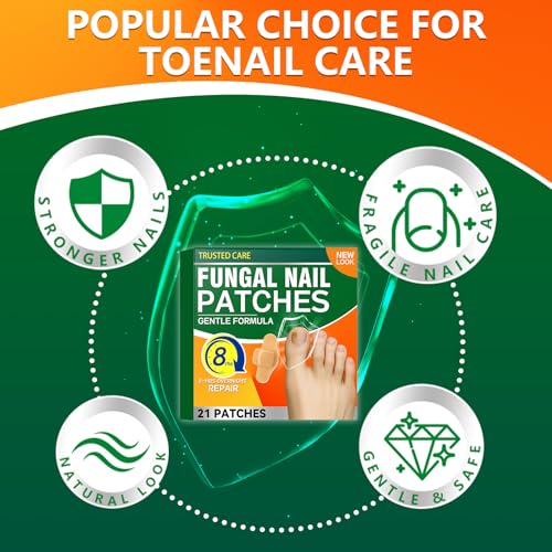Extra Strength Fungal Nail Patches - 21 PCS Hydrogel Treatment