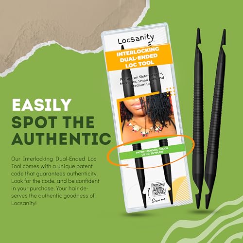 Locsanity Dual-Ended Metal Retightening Tool for Locs - 2 Pack