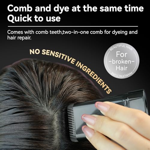 Hair Dye Comb Stick - Grey Hair Root Touch-Up Concealer