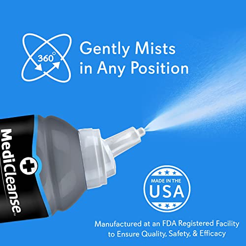 MediCleanse Sterile Saline Piercing Aftercare Spray 7.5 oz 2 Pack