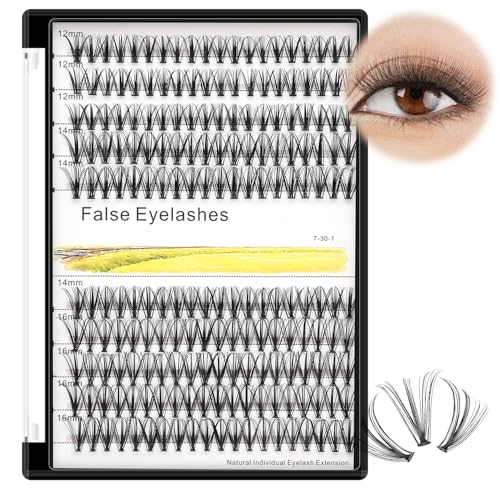 Hannahool 3D Cluster Lash Extensions Mixed 8-16mm 0.07mm