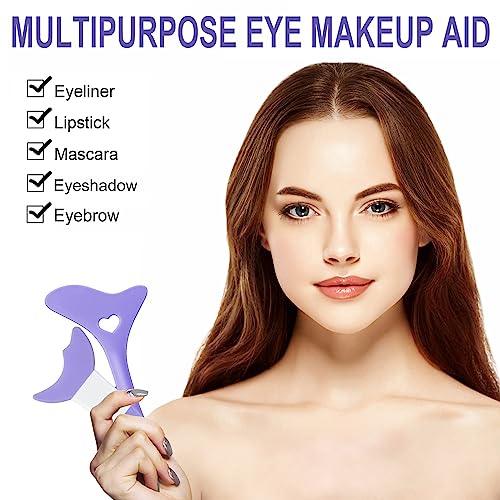 Eye Makeup Stencil Kit - Eyeliner, Eyeshadow & Mascara Guide Tool