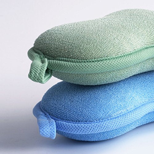 BabaMate Ultra Soft Baby Bath Sponge - 2 Pack