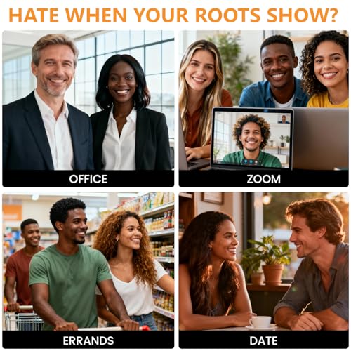 Seaboll Root Touch Up Hair Color Spray Dark Brown 4oz - Natural Gray Coverage
