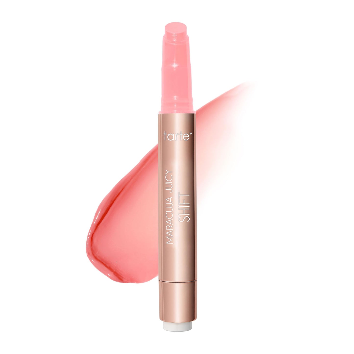 tarte maracuja juicy lip shift – Hydrating & Volumizing Lip Plumper Gloss Balm, Hyaluronic Acid & Vitamin E, pH-Powered Plumping Lipgloss, High Shine Finish, Vegan & Cruelty Free