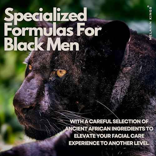 Melanin Kings Beard Balm for Black Men | 3 oz | Ancient African Ingredients | Specialized formula for black men s Kenyan Sandalwood Scent